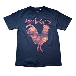 Alice in Chains tee shirt rooster medium